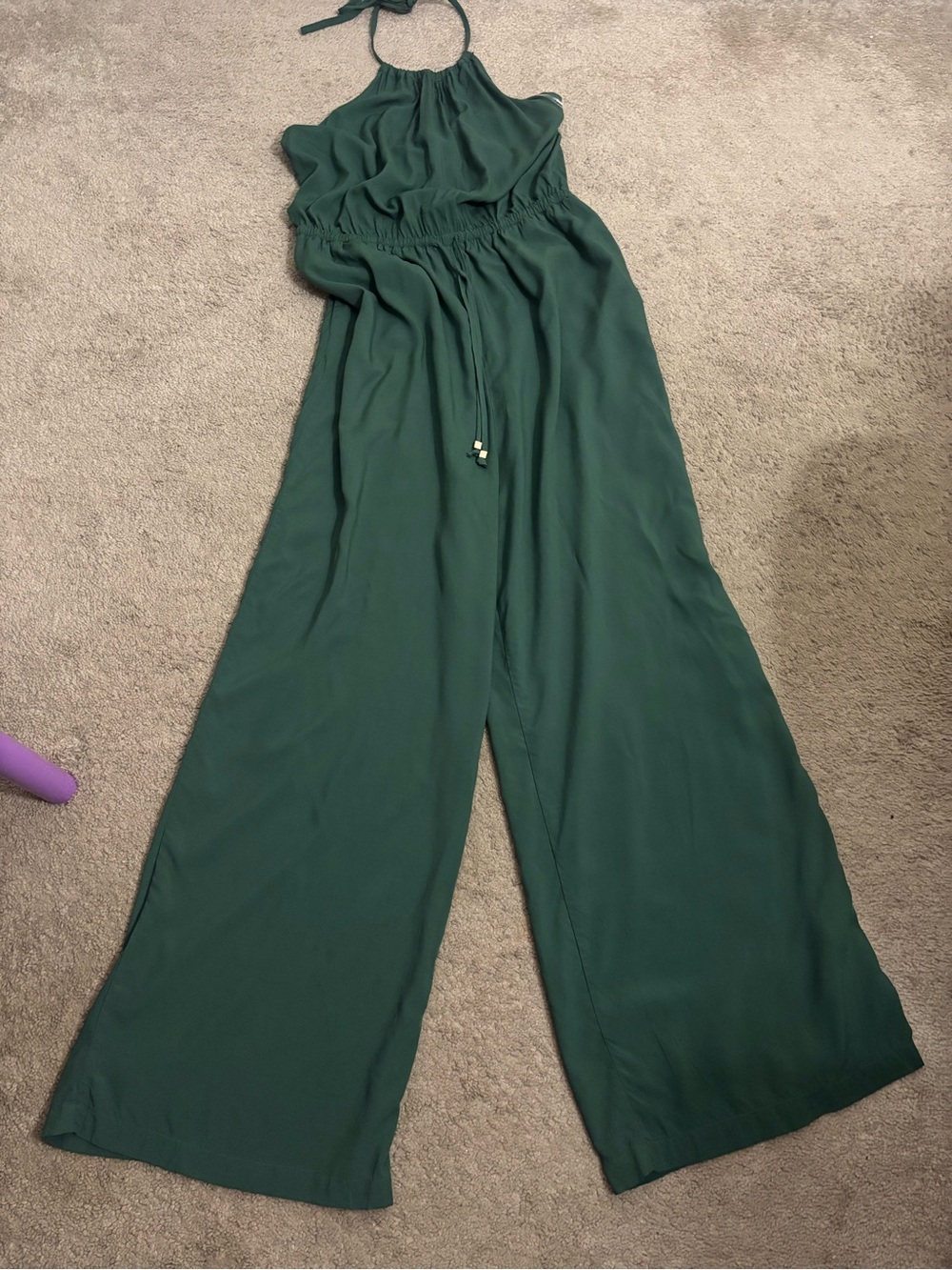 Amiani 100% Viscose Halter Neck
Jumpsuit Size L/G